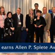 Dr. Hasselmo earns Allen P. Splete Award