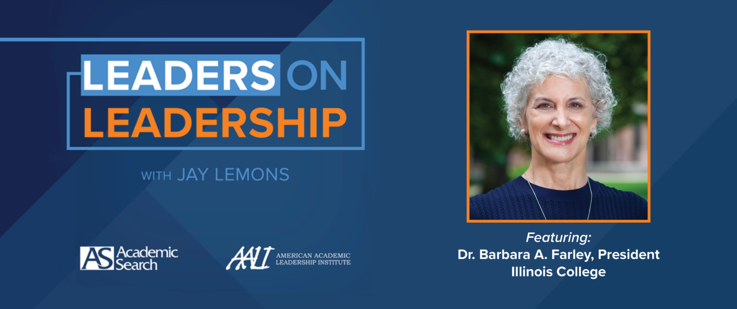 Leaders on Leadership podcast featuring Barbara Farley