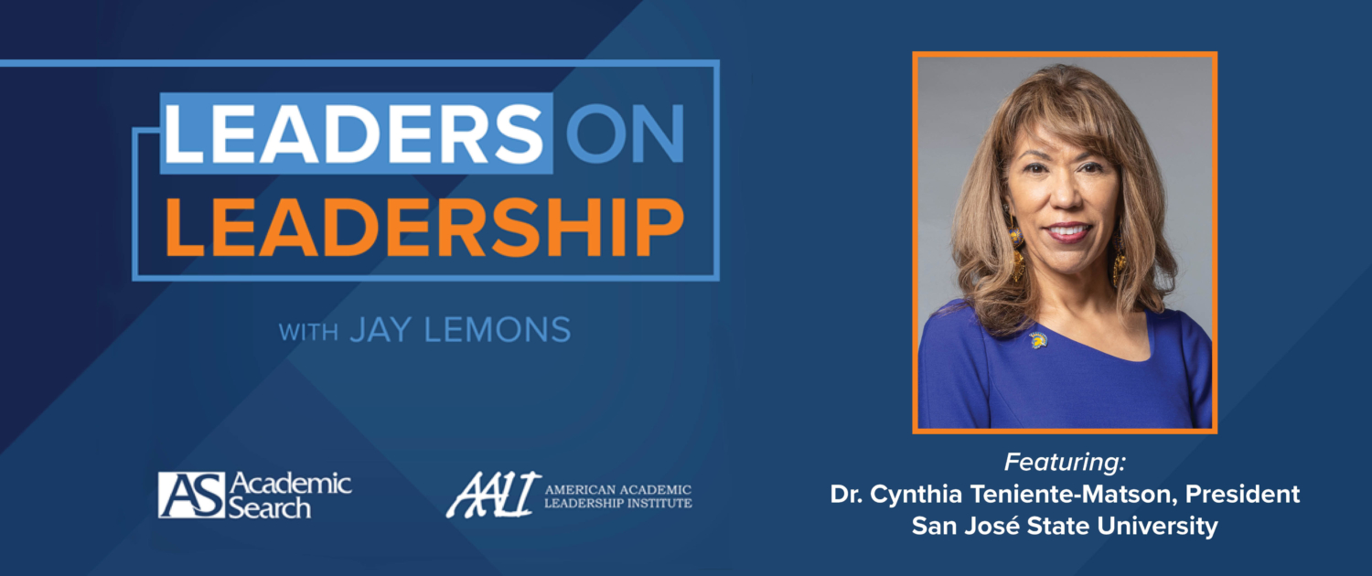 Leaders on Leadership Podcast featuring Cynthia Teniente-Matson