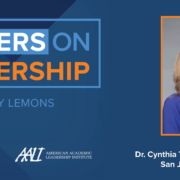 Leaders on Leadership Podcast featuring Cynthia Teniente-Matson